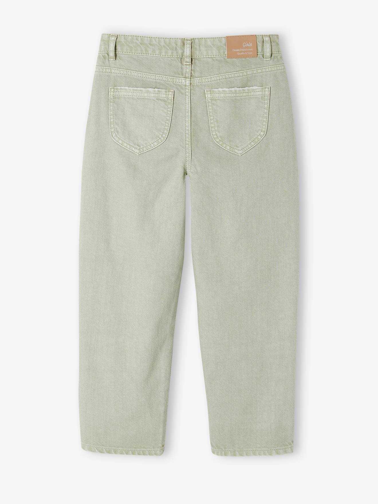 Vertbaudet Gerade Mädchen Hose, Hüftweite COMFORT - blush