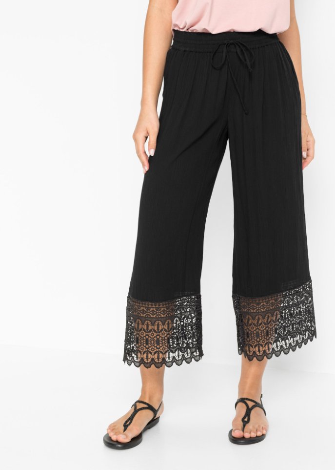 Culotte mit Spitze