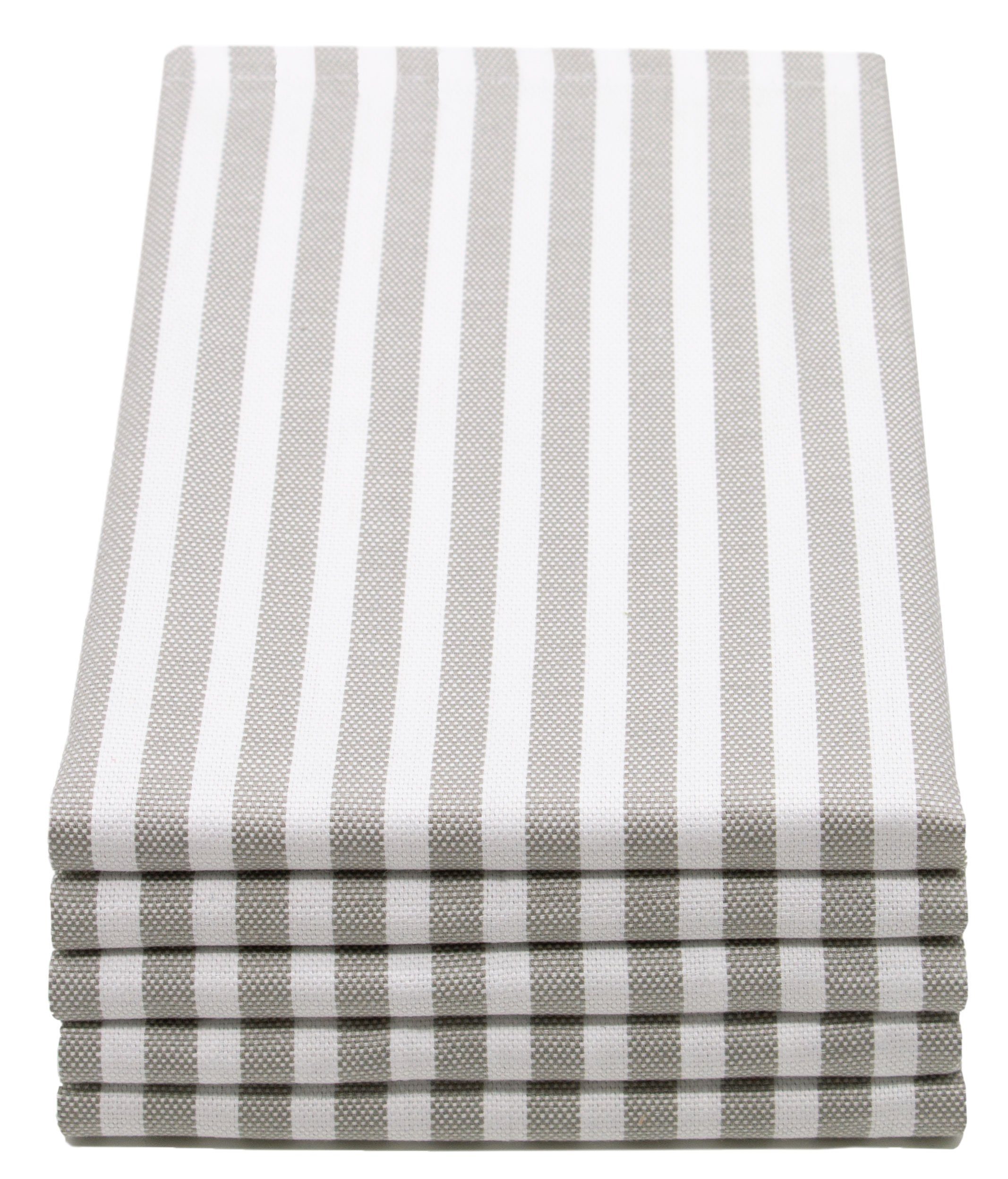 ZOLLNER Geschirrtuch, (Spar-Set, 5-tlg), vom Hotelwäschespezialisten, 50 x 70 cm, 100% Baumwolle, vom Hotelwäschespezialisten