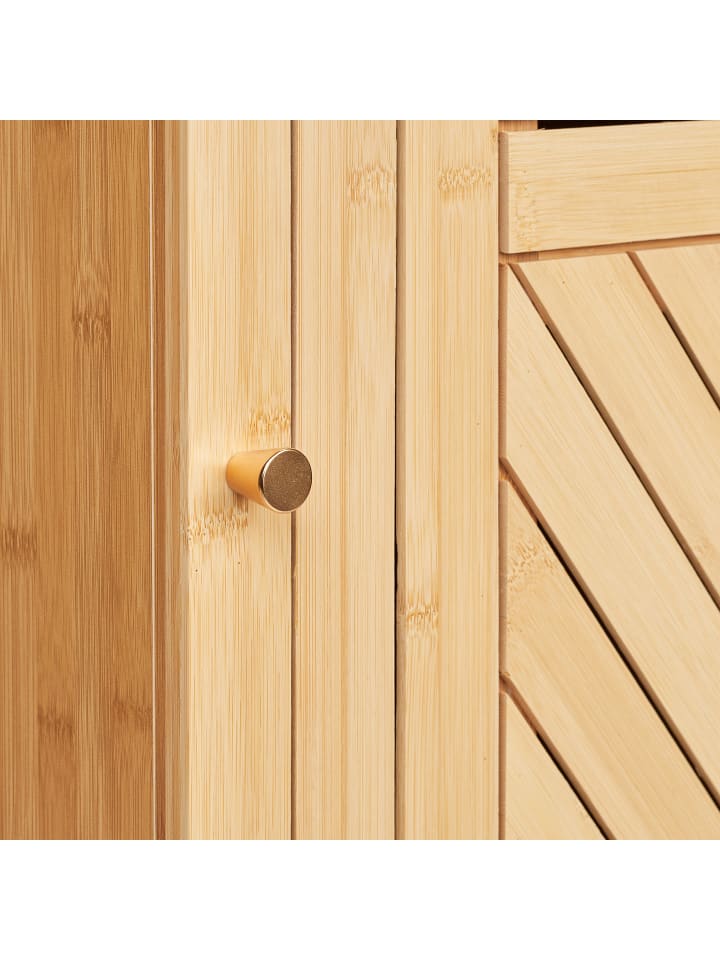 relaxdays Bambus-Badschrank in Natur - (B)40 x (H)70 x (T)37 cm günstig kaufen onesize