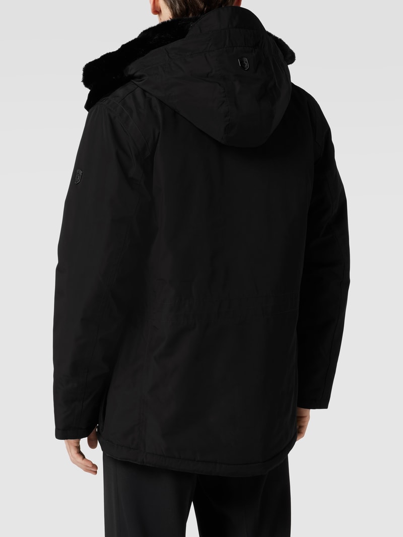Funktionsjacke mit Reißverschlusstaschen Modell 'HALIFAX' in schwarz