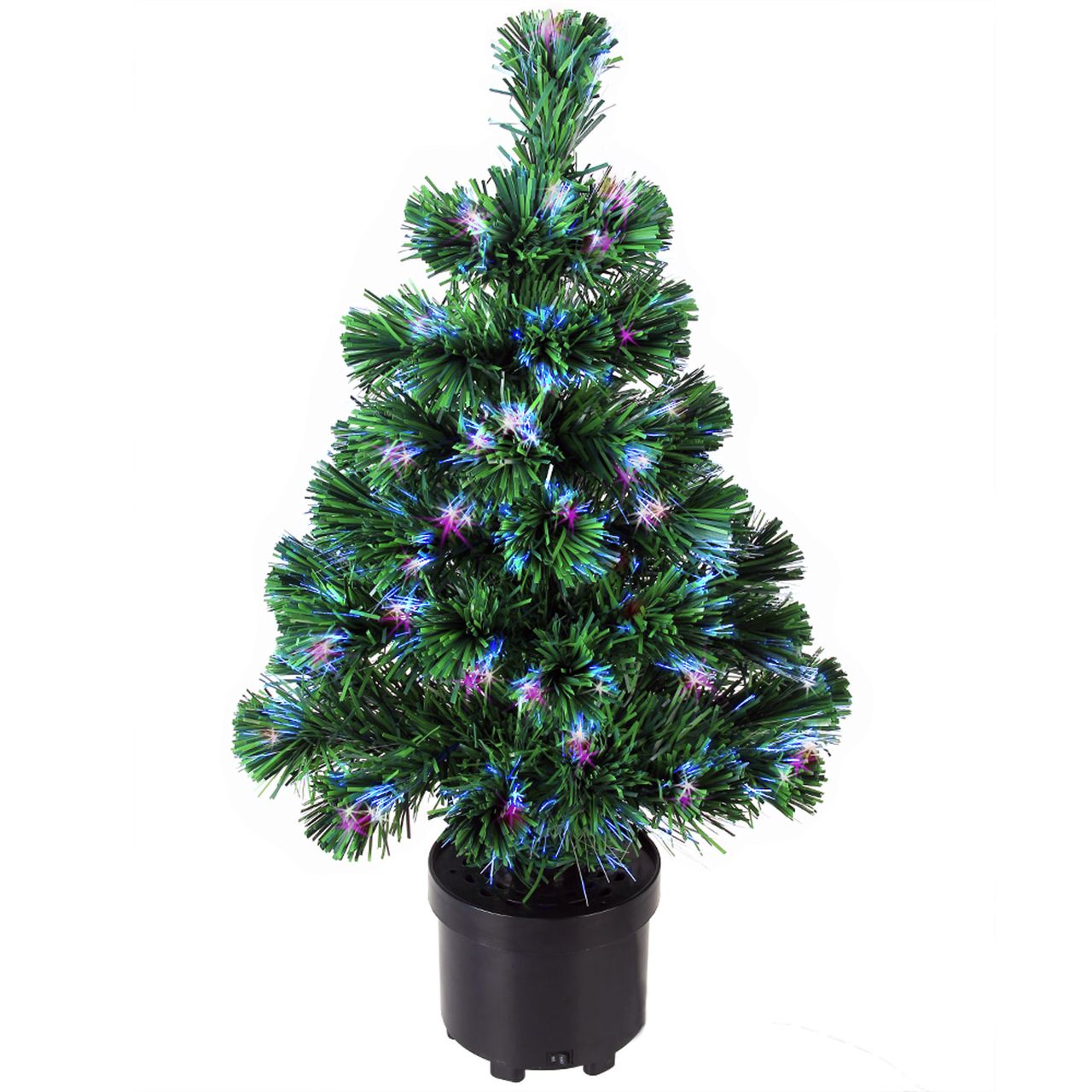 Casaria Weihnachtsbaum Glasfaser LED 60cm grün
