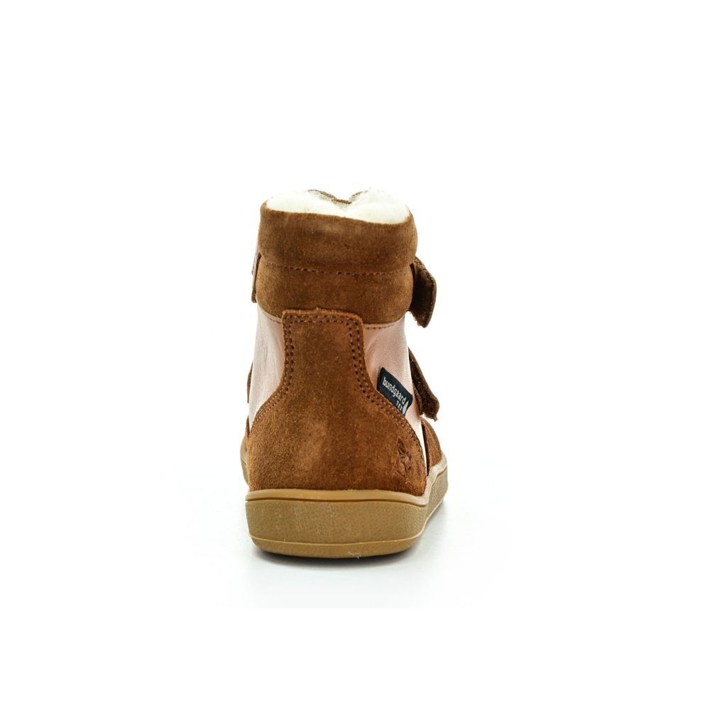 Bundgaard Basil Strap II Tex Brown braune Barfuß-Stiefeletten