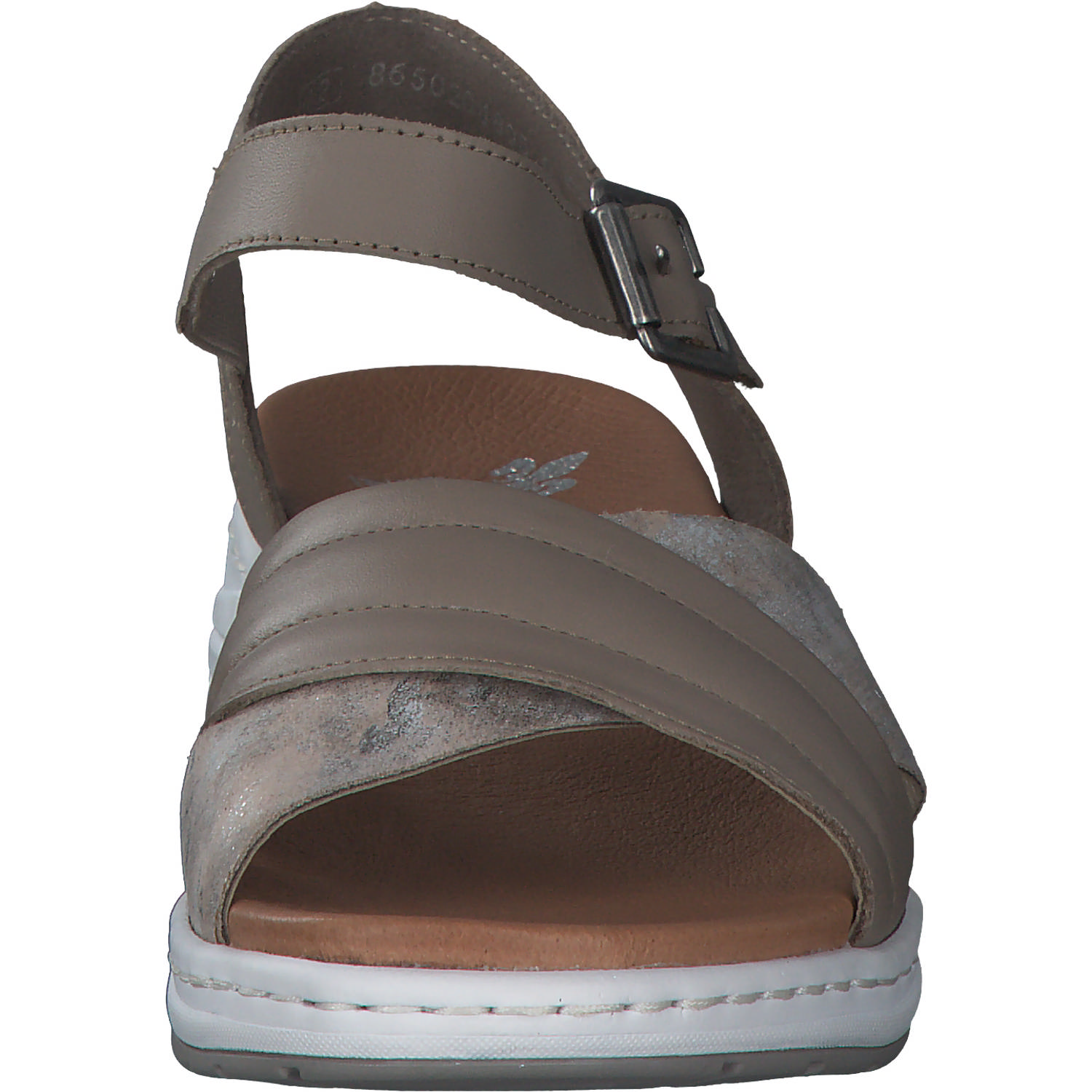 Rieker 64301, Keilsandaletten, Damen, seal/rose-metallic