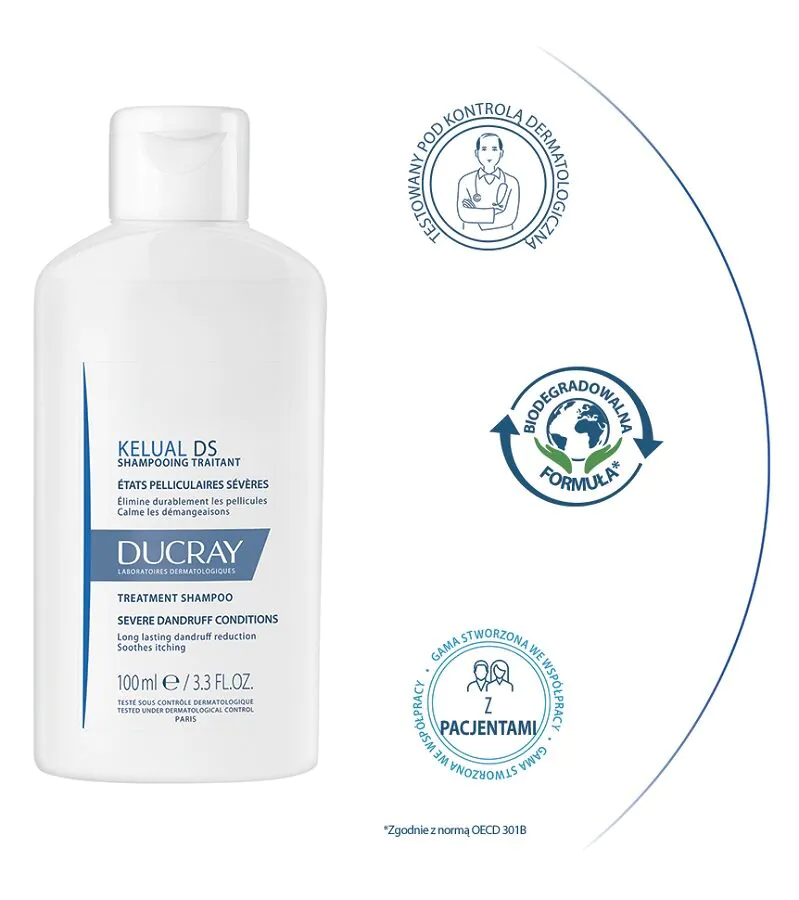 Ducray Kelual DS. Specijalizirani šampon protiv peruti