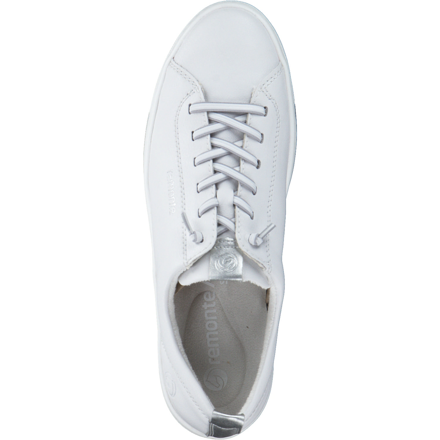 Remonte D0913, Schnürschuhe, Damen, weiss/silver