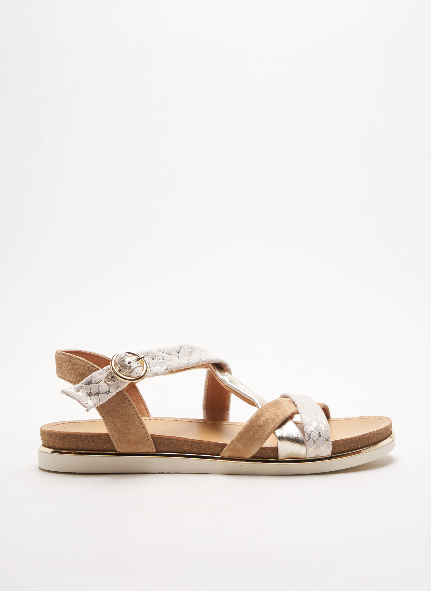 Fugitive By Francesco Rossi Sandales Nu Pieds Femme couleur blanc
