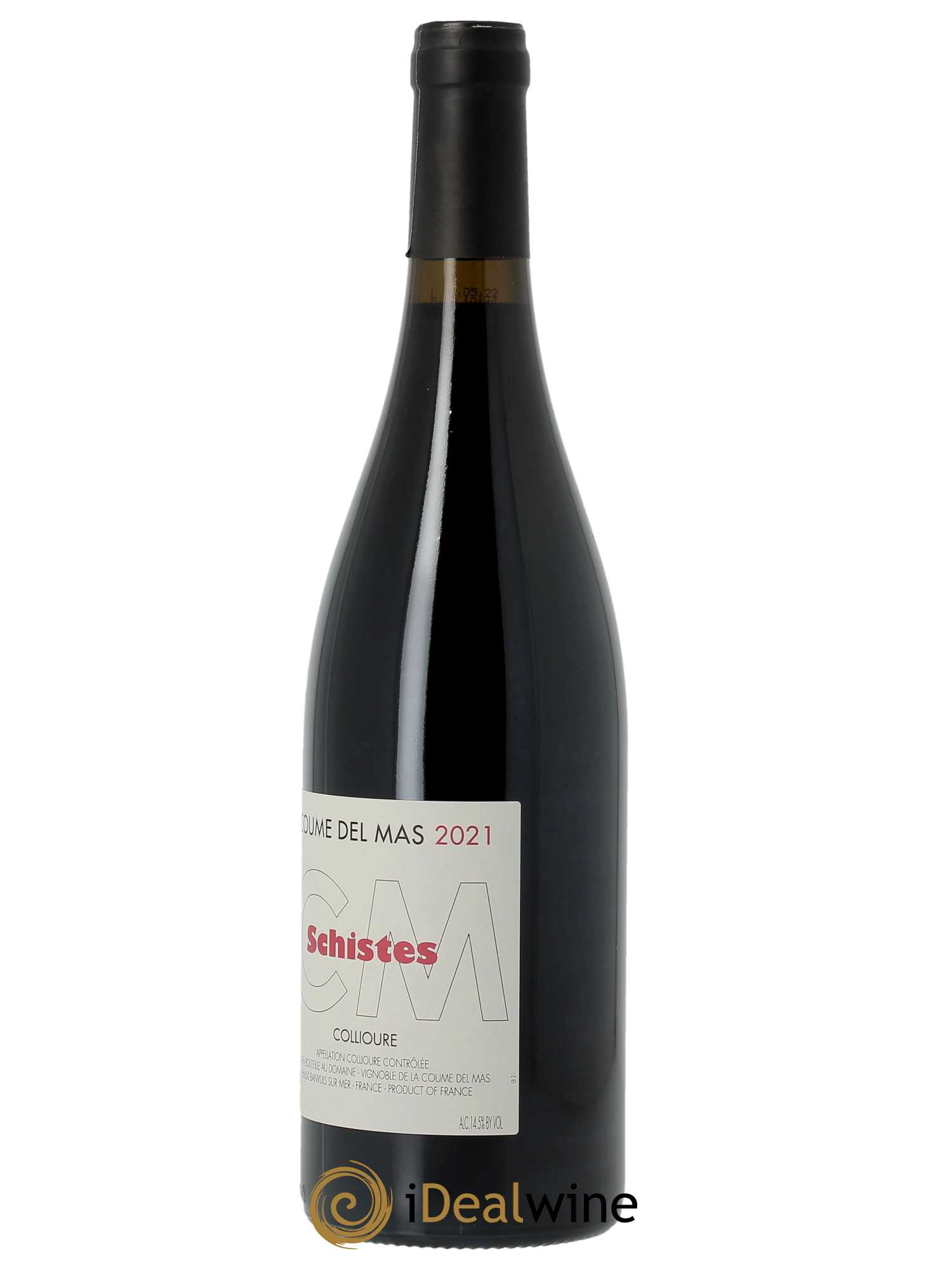 Collioure Coume del Mas Schistes  2021 - Lot de 1 Bouteille