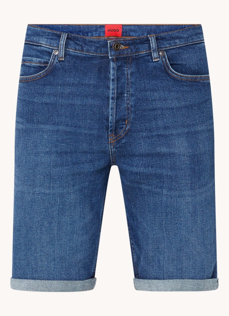 Szorty jeansowe HUGO BOSS Slim Fit