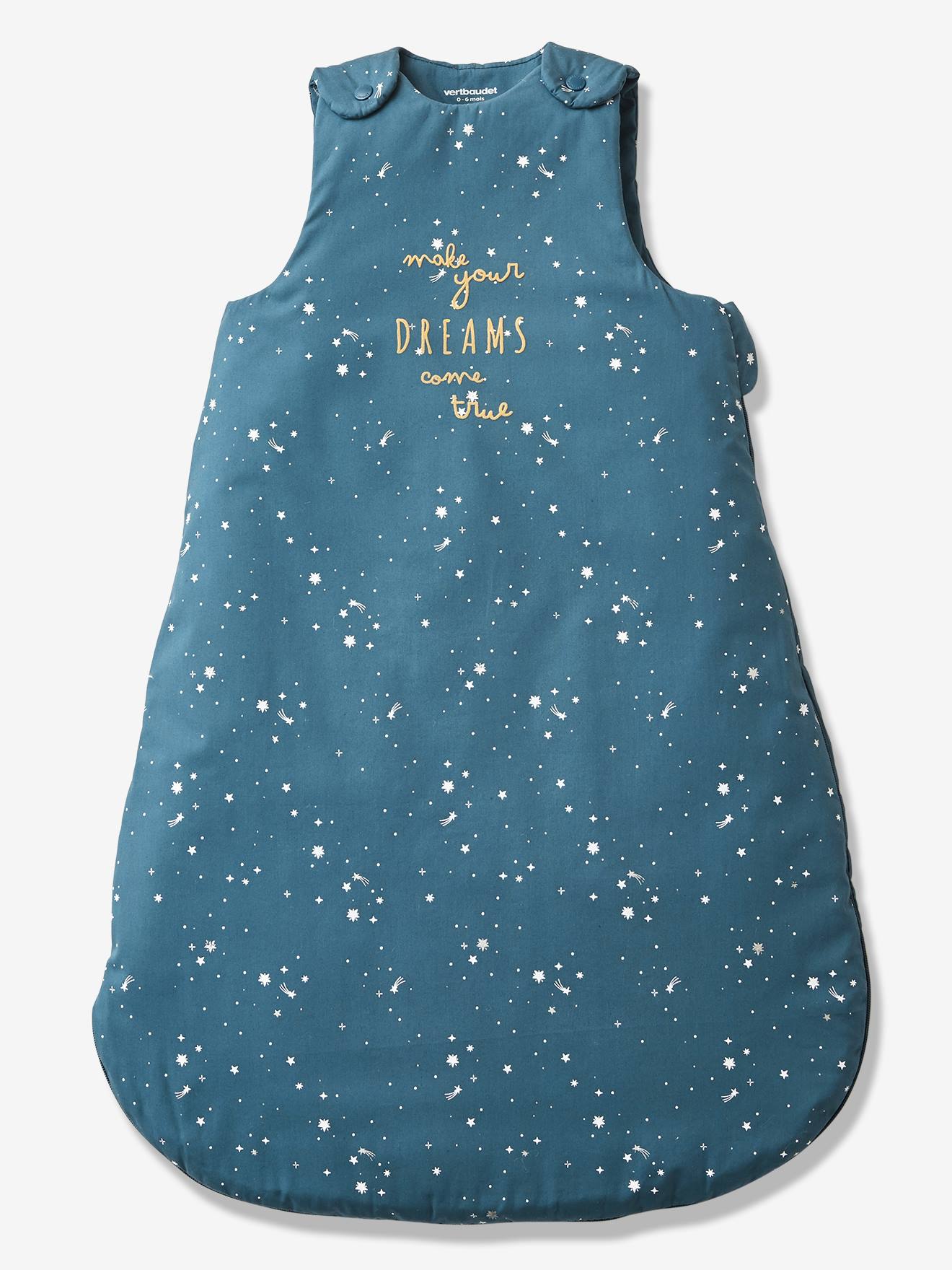 Vertbaudet Baby Winterschlafsack POLARSTERN, Ärmel abnehmbar Oeko Tex - dunkelblau