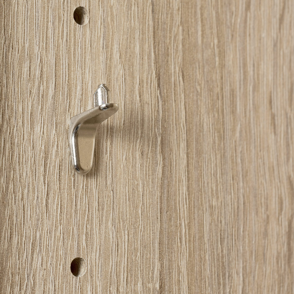 Casaria Standregal Vela Eiche 5 Fächer 190 x 60 x 31cm braun