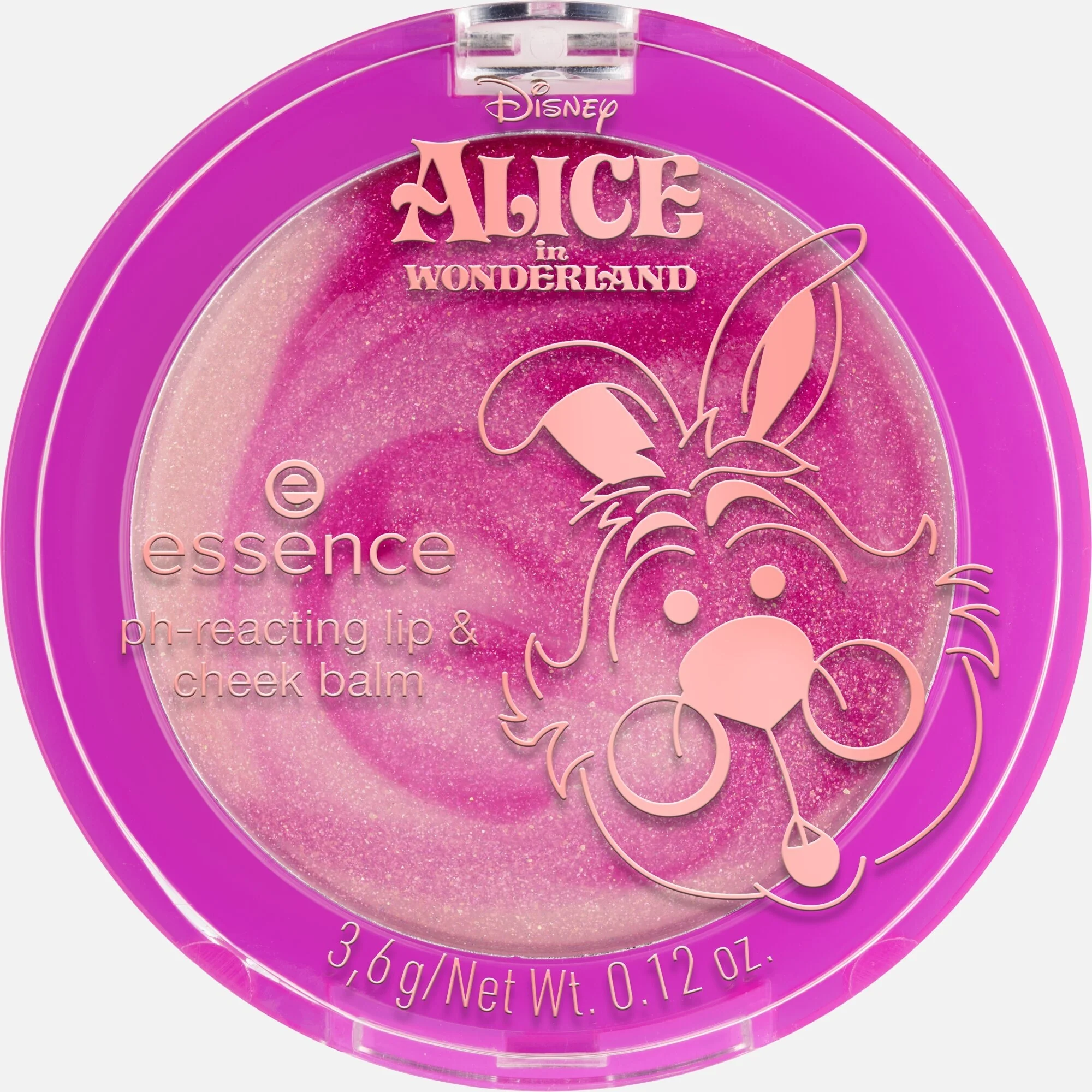 Bálsamo labial y colorete en crema de Disney Alicia en el País de las Maravillas con pH reactivo - Brillo, Colorete en crema