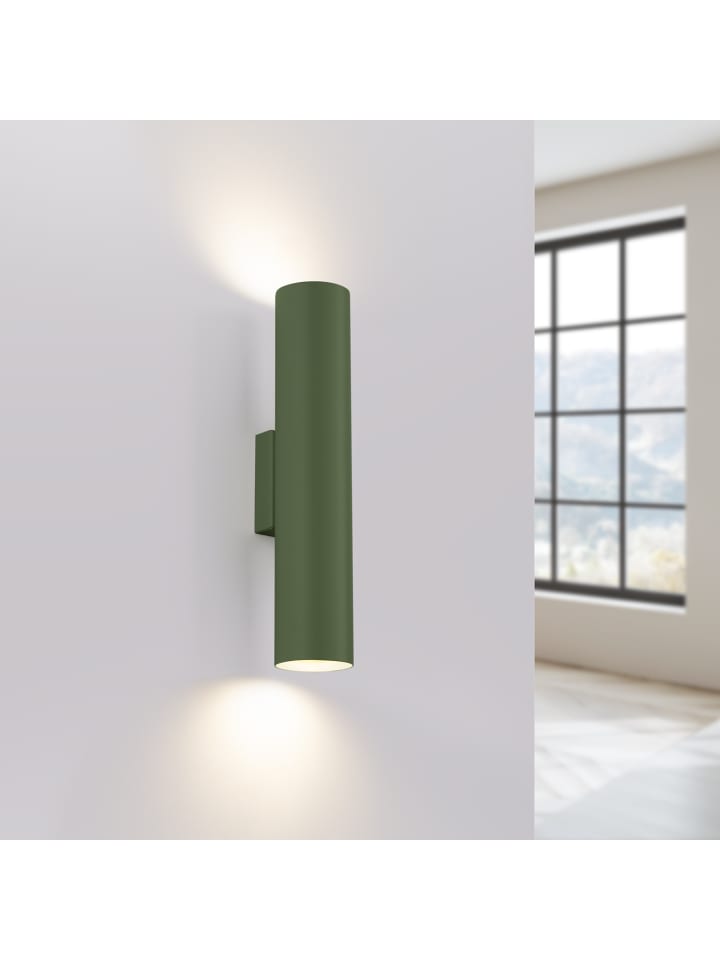 Nice Lamps Wandleuchte CASTRO 2 olivgrün H 30 cm günstig kaufen onesize