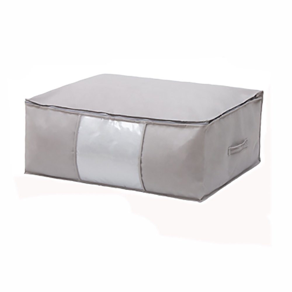 Wunderwelt Aufbewahrungstasche Feste faltbare Kleideraufbewahrung Box mit Reißverschlüss (Aufbewahrungstasche für Bettdecken, 1-tlg., Kleidung, Bettwäsche – stabile Aufbewahrungsbox), für Kleidung – stapelbare Kleiderboxen