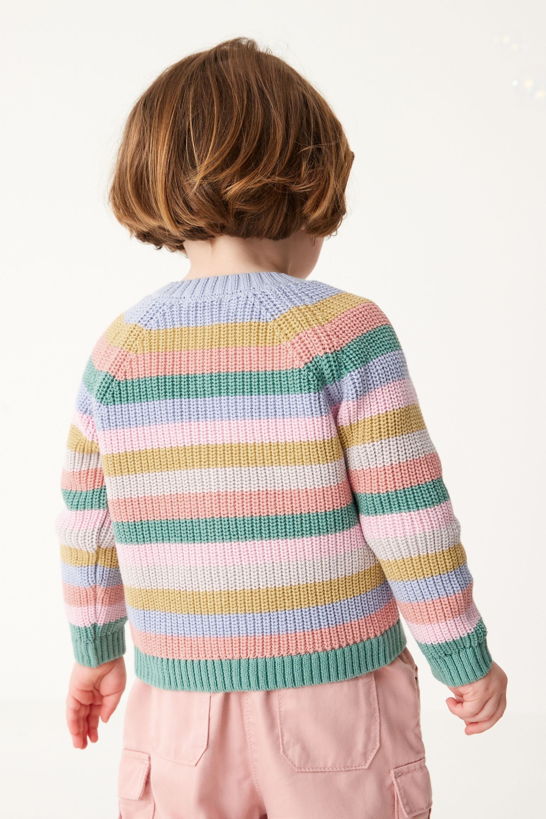 Next Strickjacke Strickjacke mit Streifen (1-tlg)