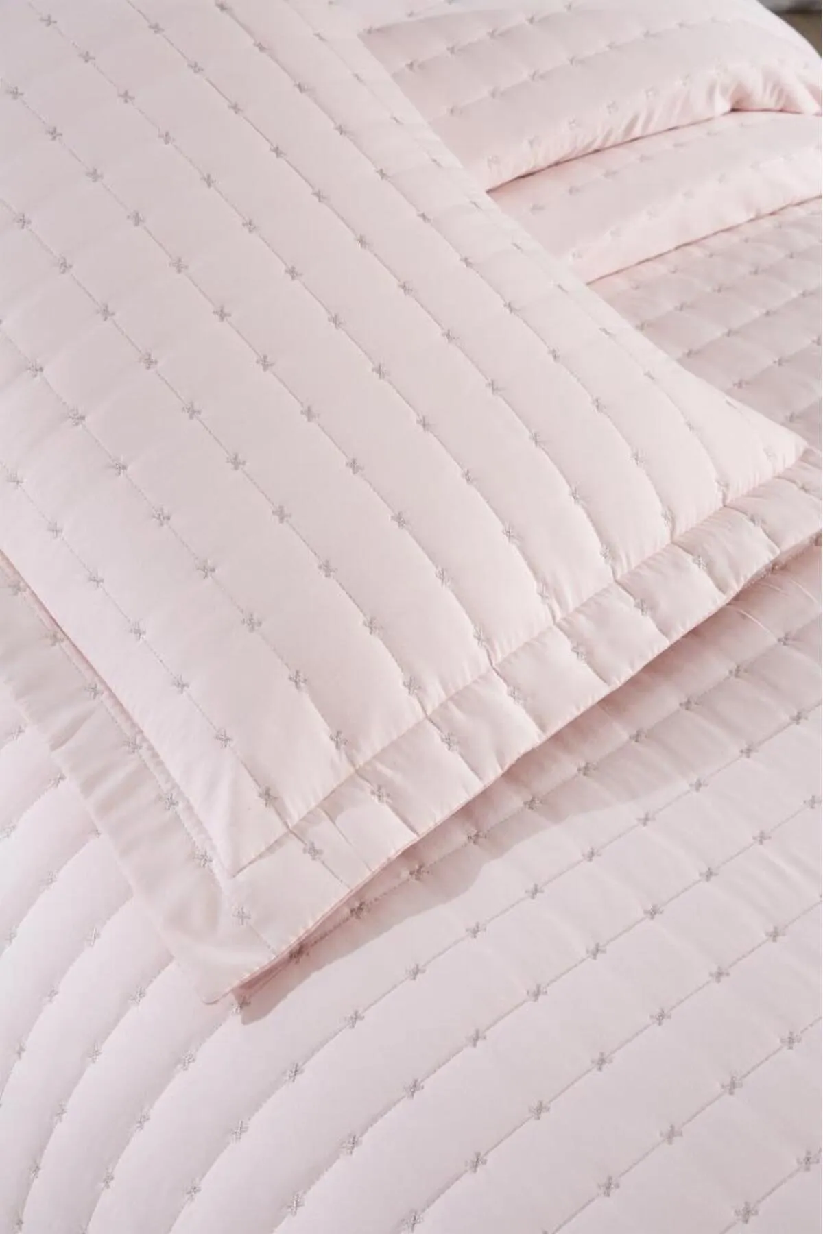 Çeyiz Diyarı  Gesteppte Tagesdecke „Dublin“ für Einzelbett, Puder