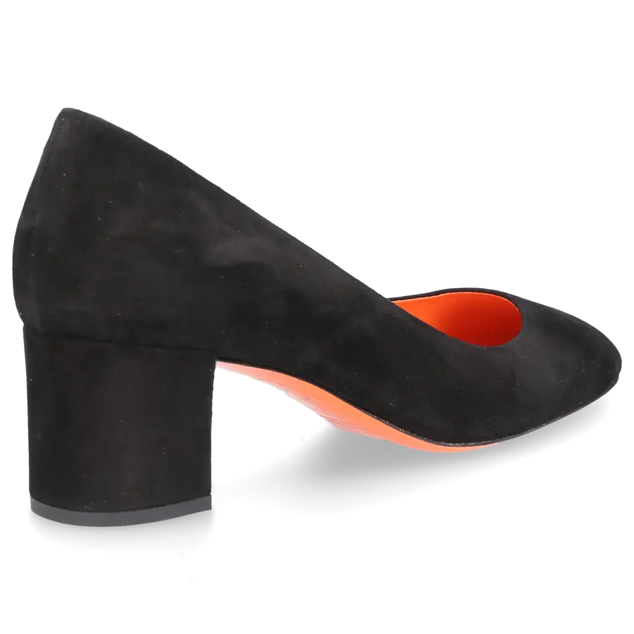 Santoni - Pumps 59621 Veloursleder - schwarz
