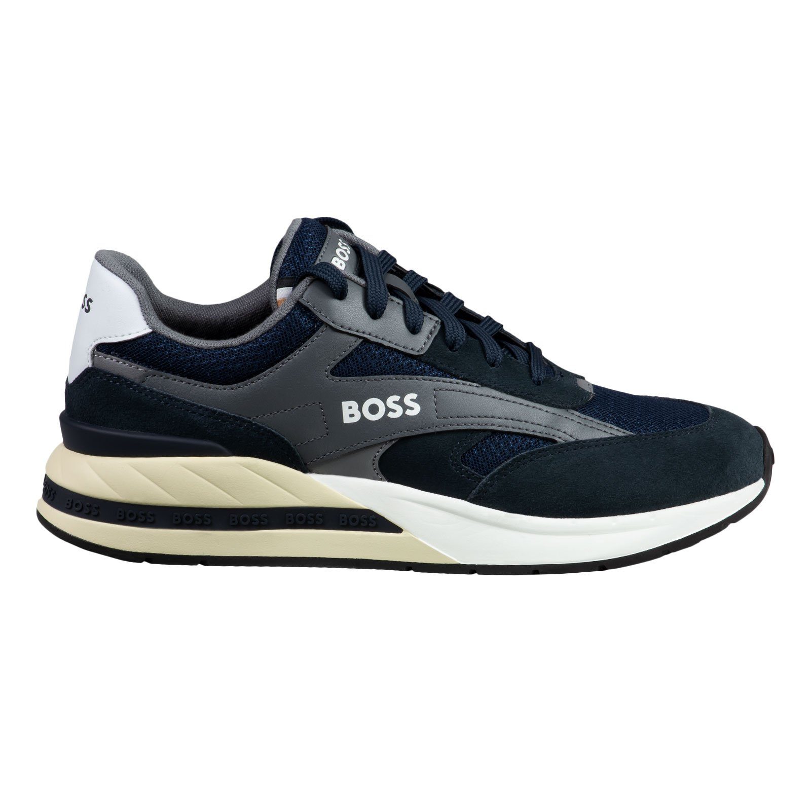 BOSS Kurt Runn sdme Sneaker mit Farbdetails an der Ferse