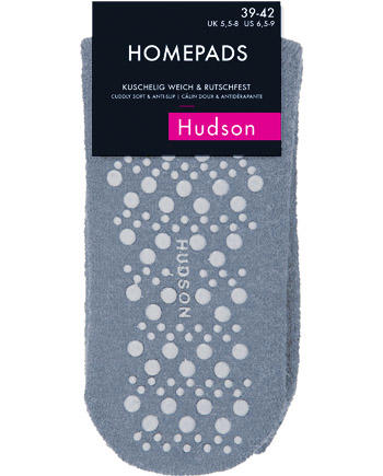 Hudson, Stoppersocks, Wolle, jeansblau