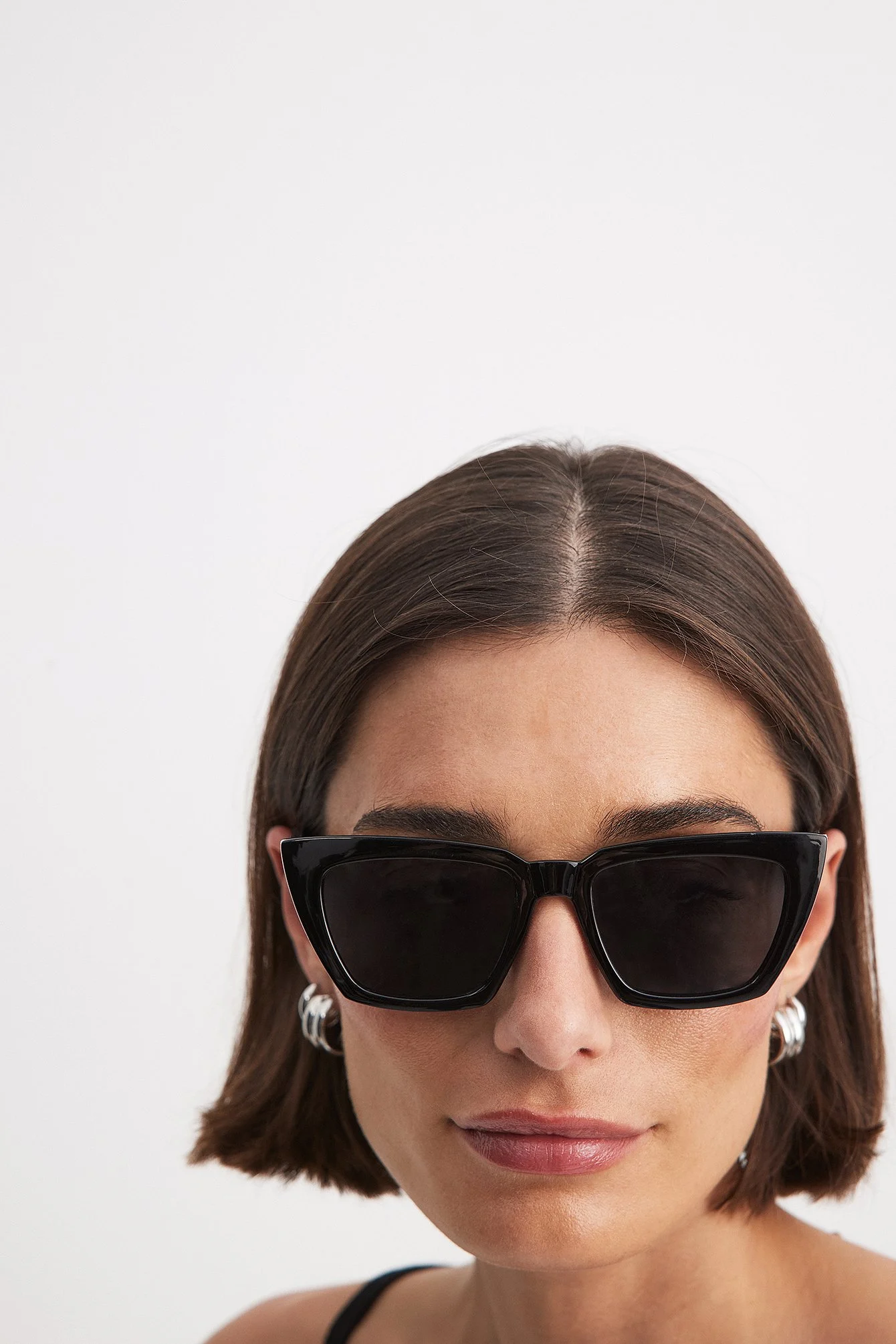 Normale eckige recycelte Sonnenbrille
