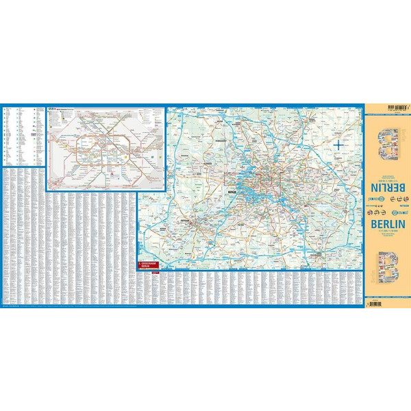 Berlin 1 : 11 500 / 1 : 18 000 - Stadtplan