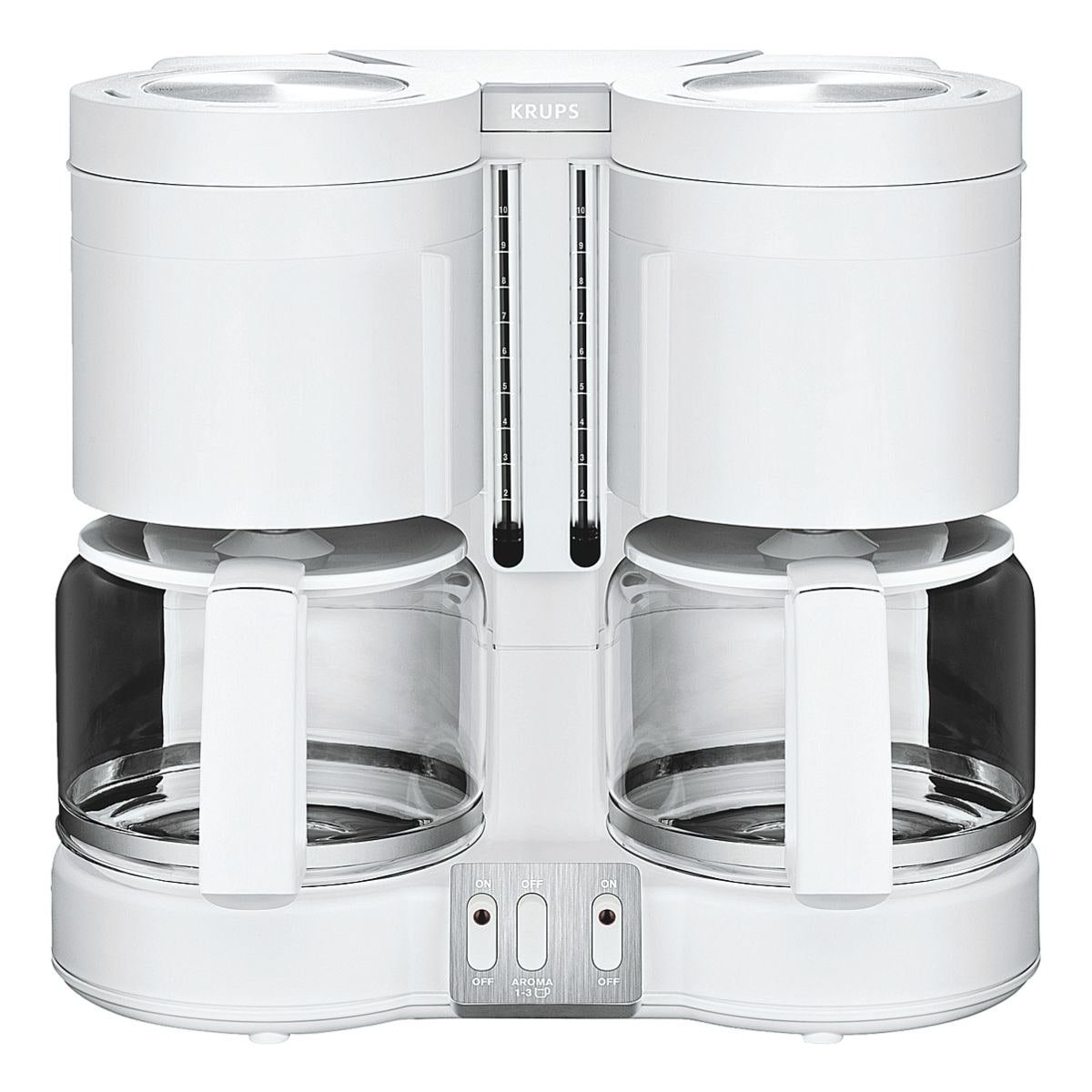 Krups Filterkaffeemaschine Duothek Plus, Kaffeemaschine für 2x 10 Tassen