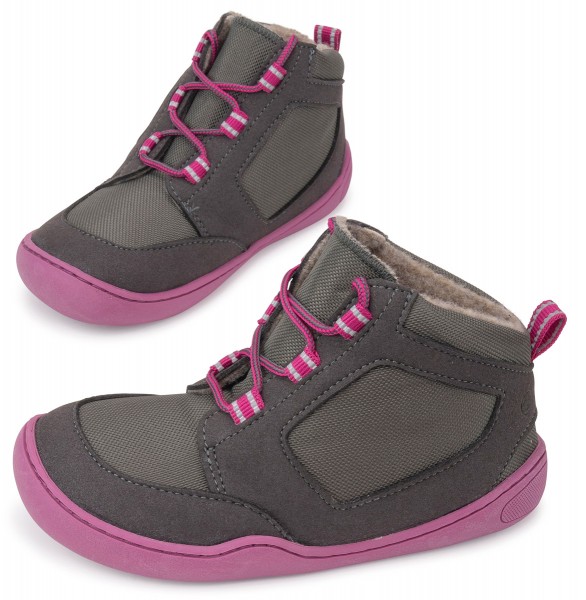 bLifestyle ~ Wolf MidCut Schnürschuh Warm Vegan ~ Anthrazit