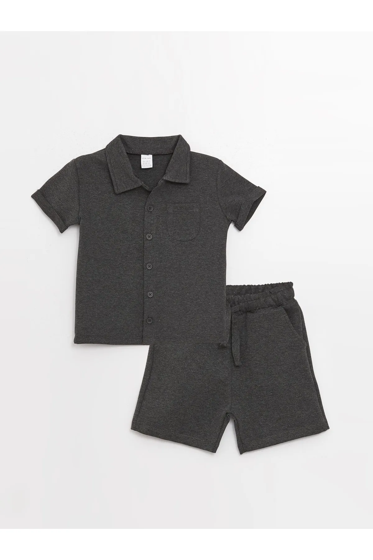 LC Waikiki  Kurzarm Basic Baby Jungen Shirt und Shorts 2er Set
