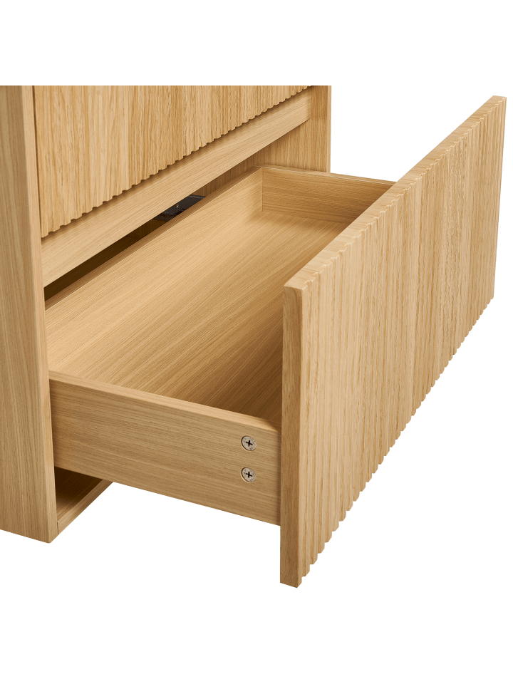 Beliani Badezimmerschrank BEXTI in Heller Holzfarbton/Weiß günstig kaufen onesize