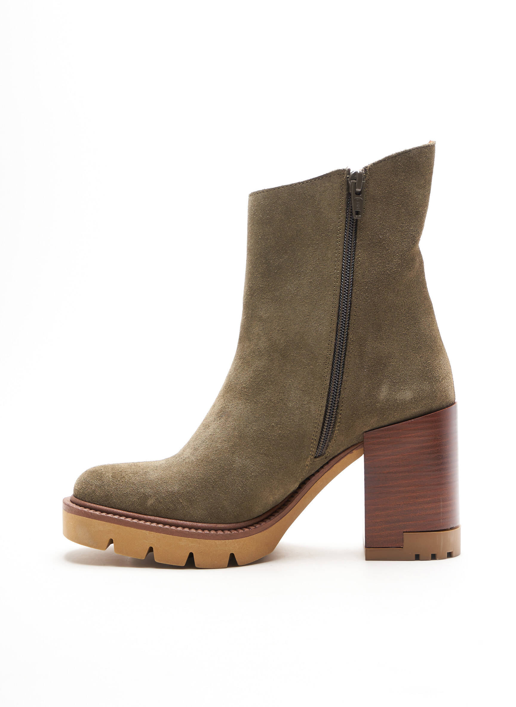 Bueno Bottines Femme couleur vert