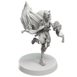 Eldfall Chronicles - Miniatures - Single Model - Kitsune Spellmaiden
