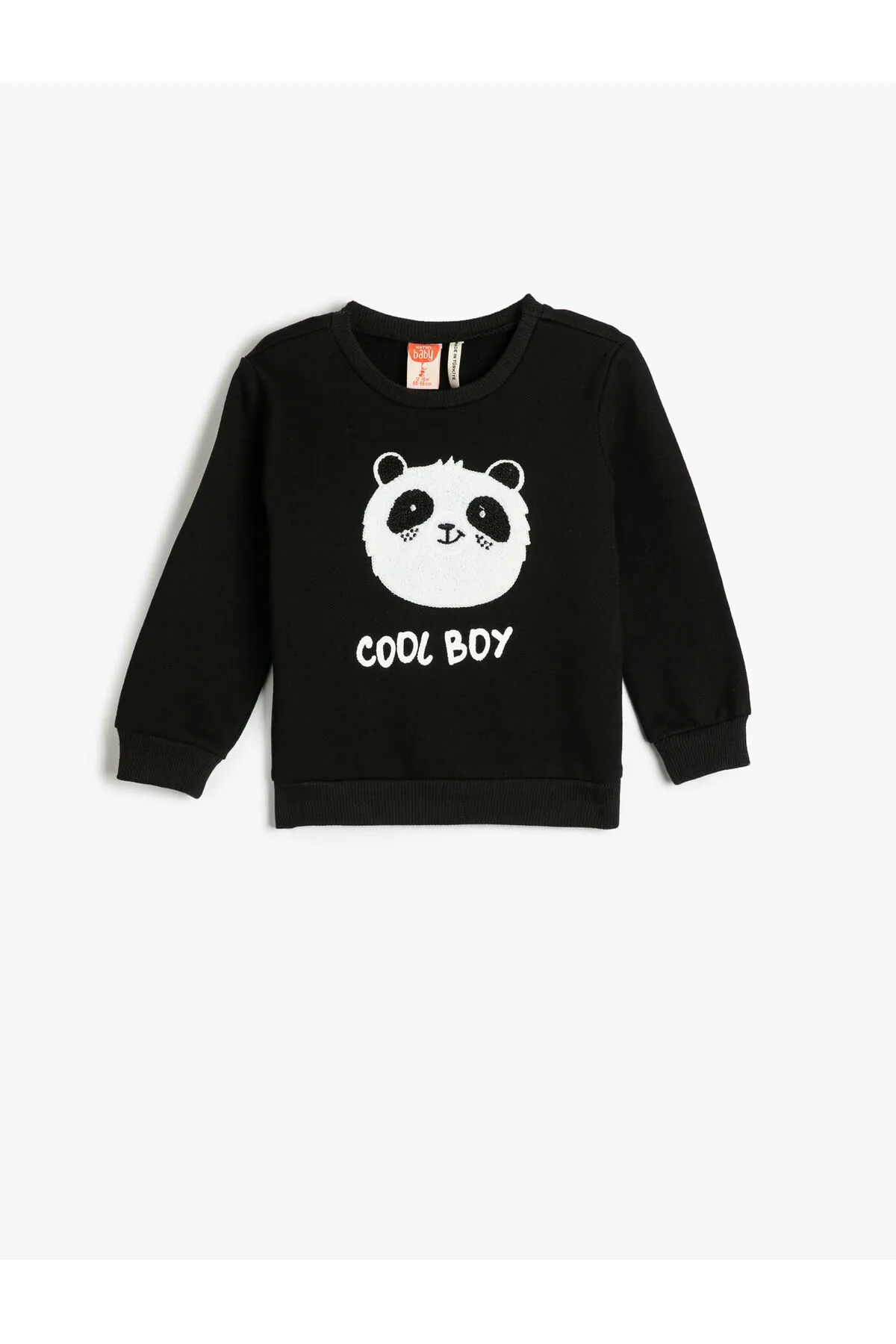 Koton  Sweatshirt mit Teddybär-Aufdruck, langärmelig, aus Baumwolle