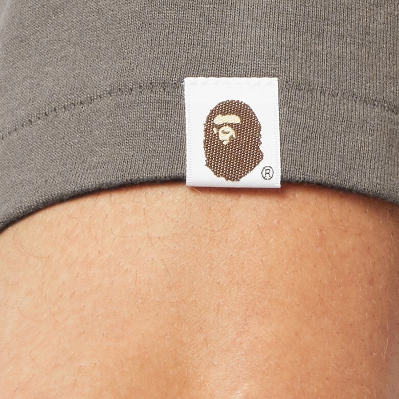A Bathing Ape Big Ape Head Tee brown