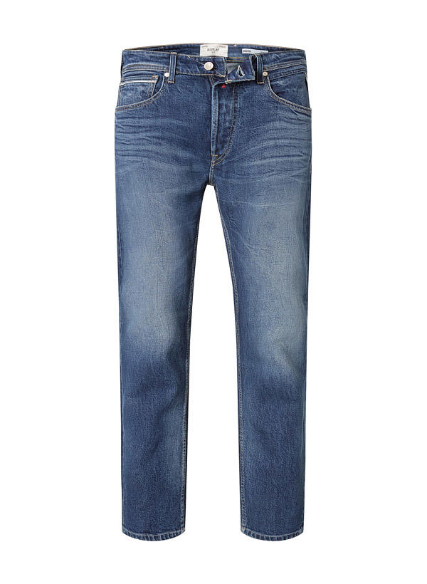 Replay, Jeans Grover, Straight Fit, Baumwoll-Stretch, dunkelblau