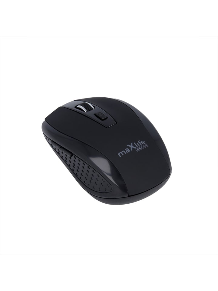maXlife Kabellose Maus in 800/1000/1600 DPI mit 6 Tasten & USB-Empfänger in Schwarz günstig kaufen onesize