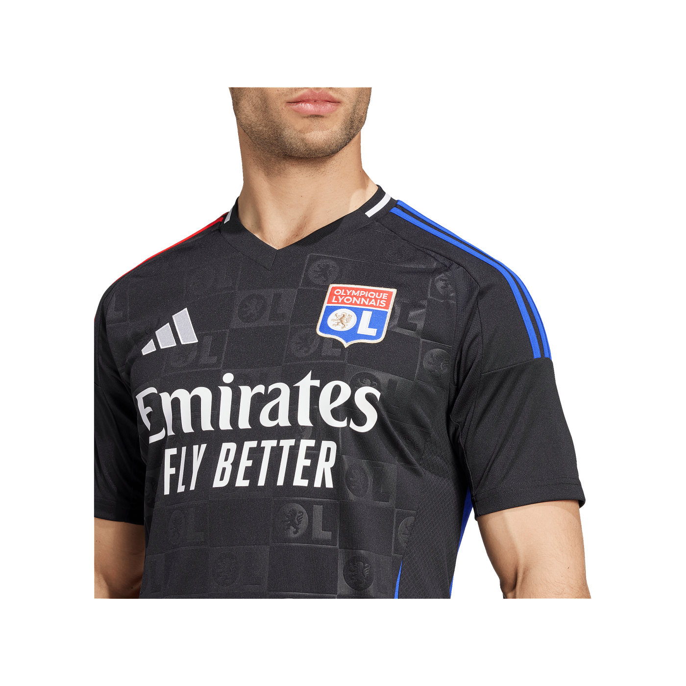 adidas Olympique Lyon Trikot Away 2024/2025 Schwarz