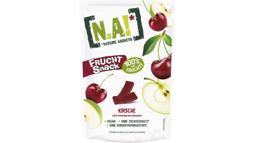 [N.A!] NATURE ADDICTS Snack 100 % Frucht Kirsche 30 g