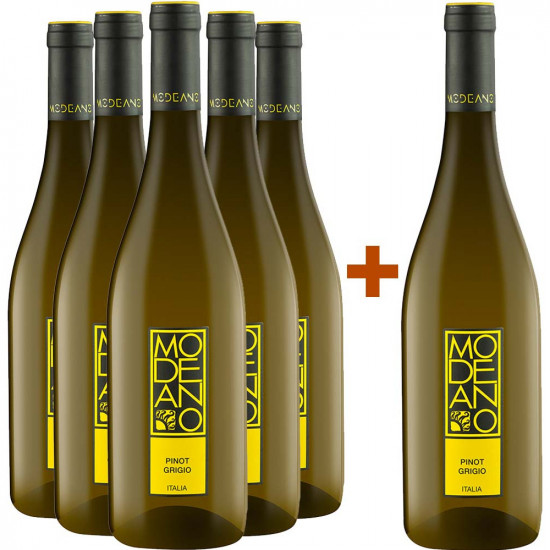 5+1 Paket 2021 Pinot Grigio Friuli DOC - Modeano