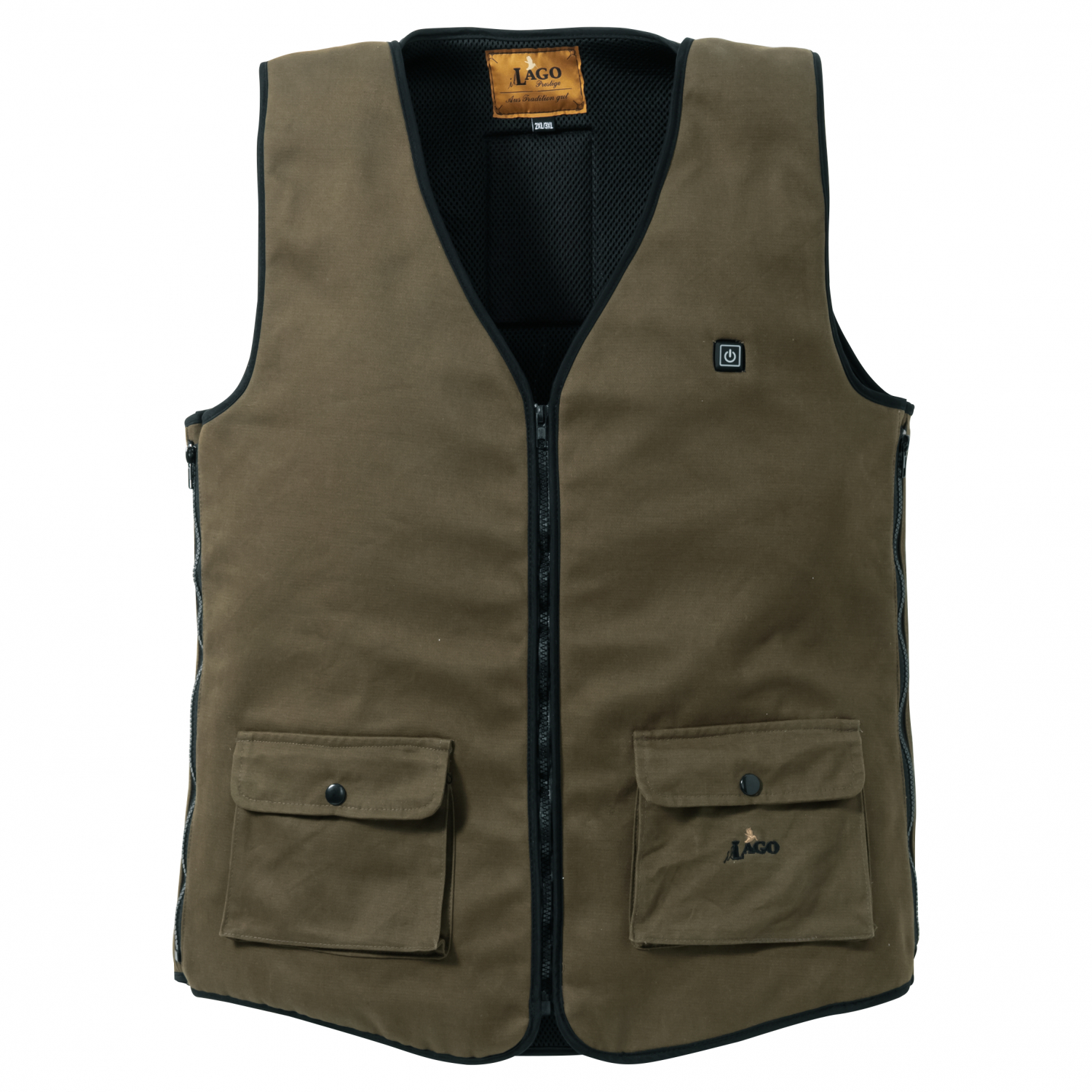 il Lago Red Level Herren beheizte Weste Feuerland