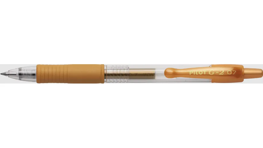 PILOT Gelschreiber G2-7 Metallic 0.7 (M) Gold/Weiß/Silber 3er Blister