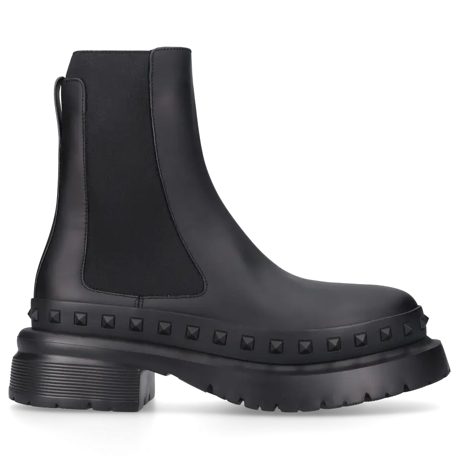 Valentino Garavani - Chelsea Boots M-WAY Kalbsleder - schwarz