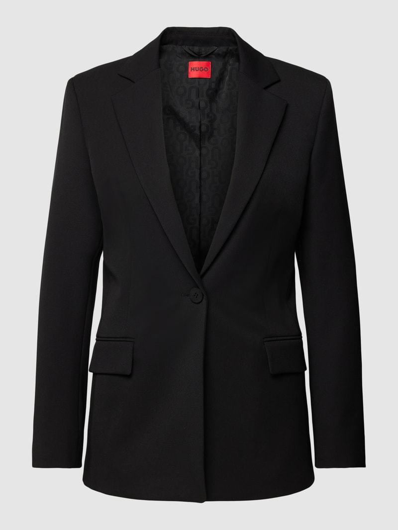 Blazer mit Pattentaschen Modell 'ATANA' in schwarz