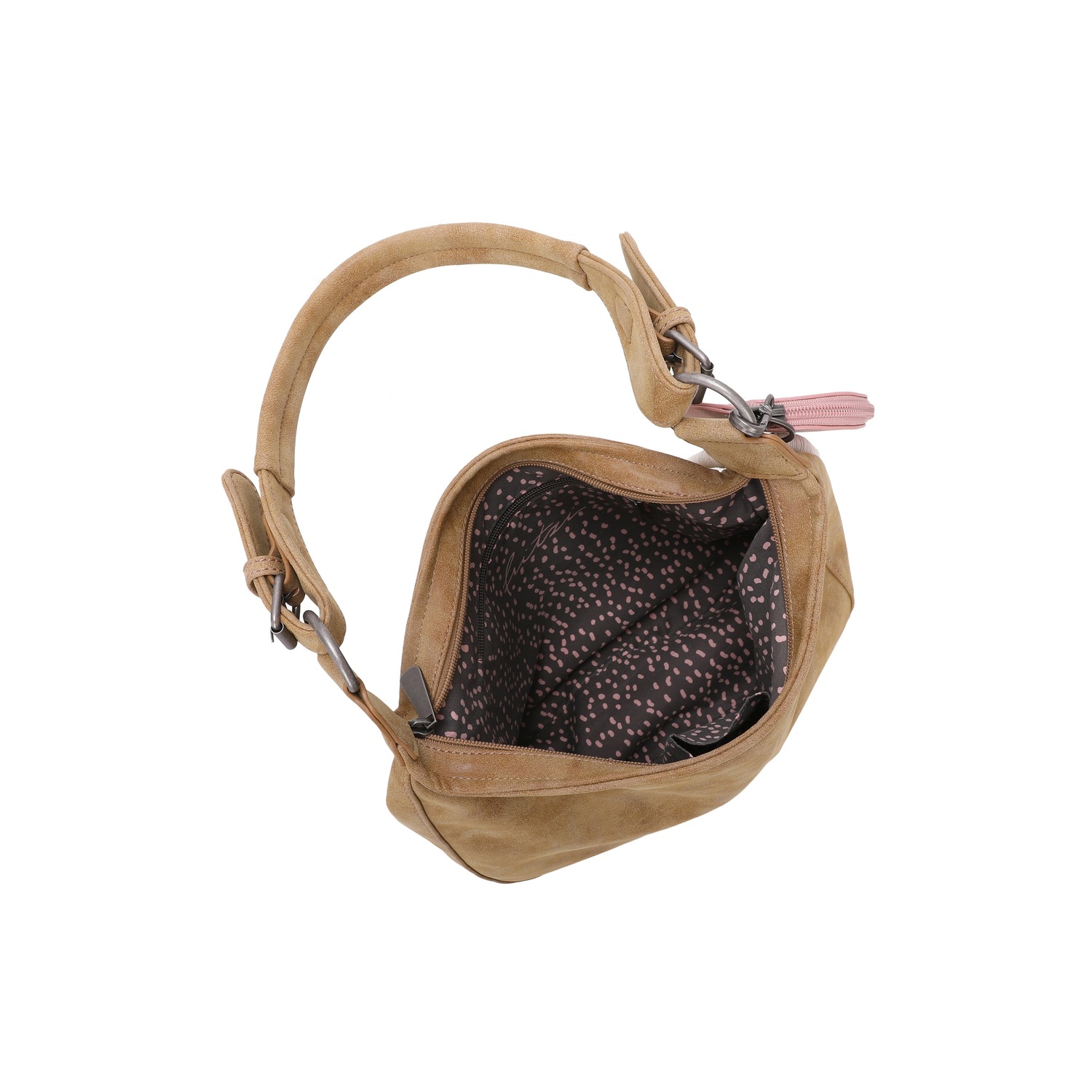 Schultertasche Fritzi Hobo mit abnehmbaren Schultergurt