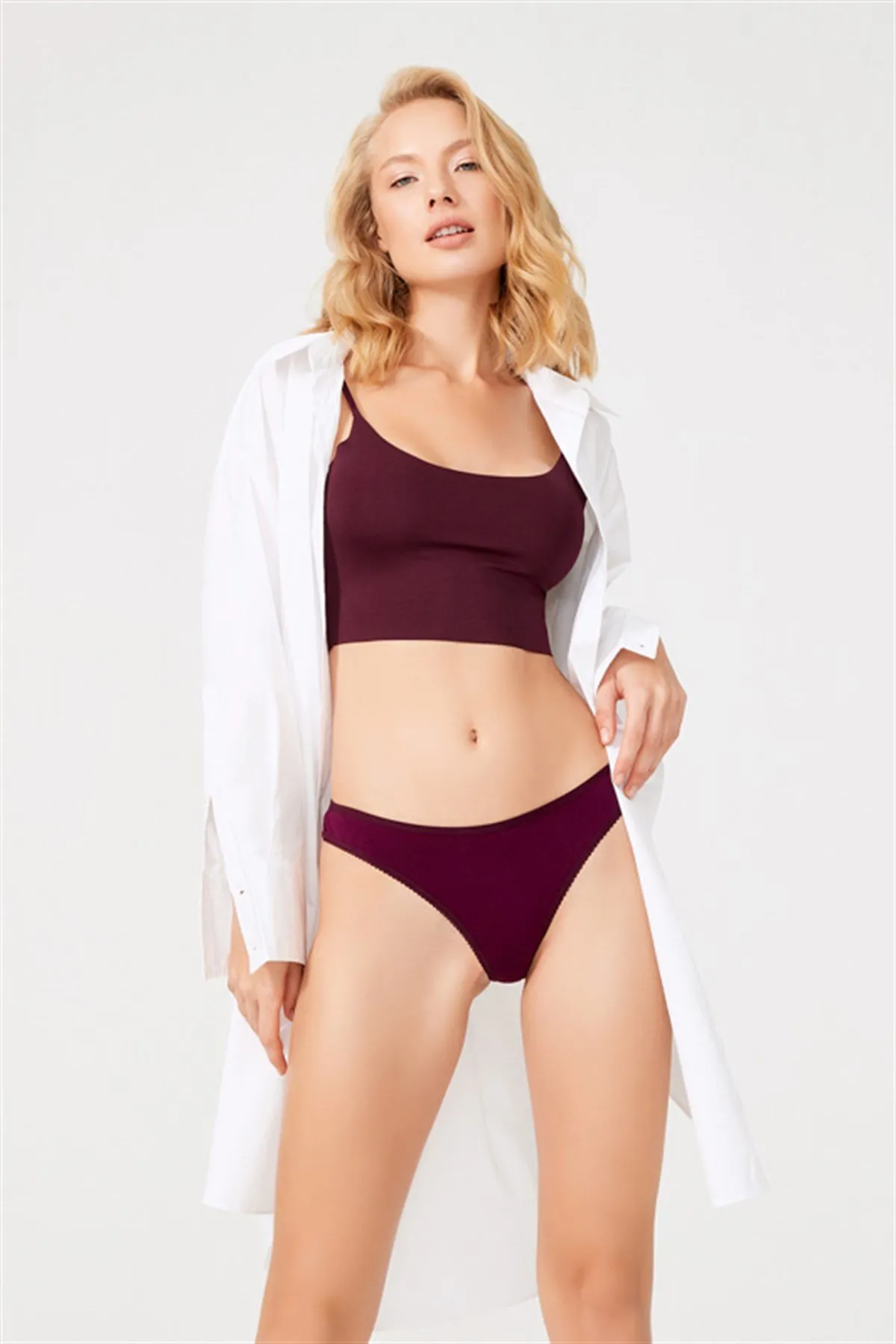 Cottonhill  Basic Cotton Damen-Tangas im 5er-Pack