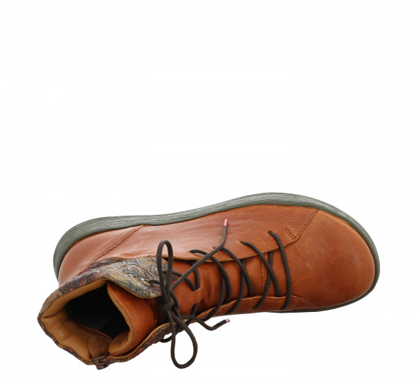 COMODA Schnürboots - Kastanie/Kombi