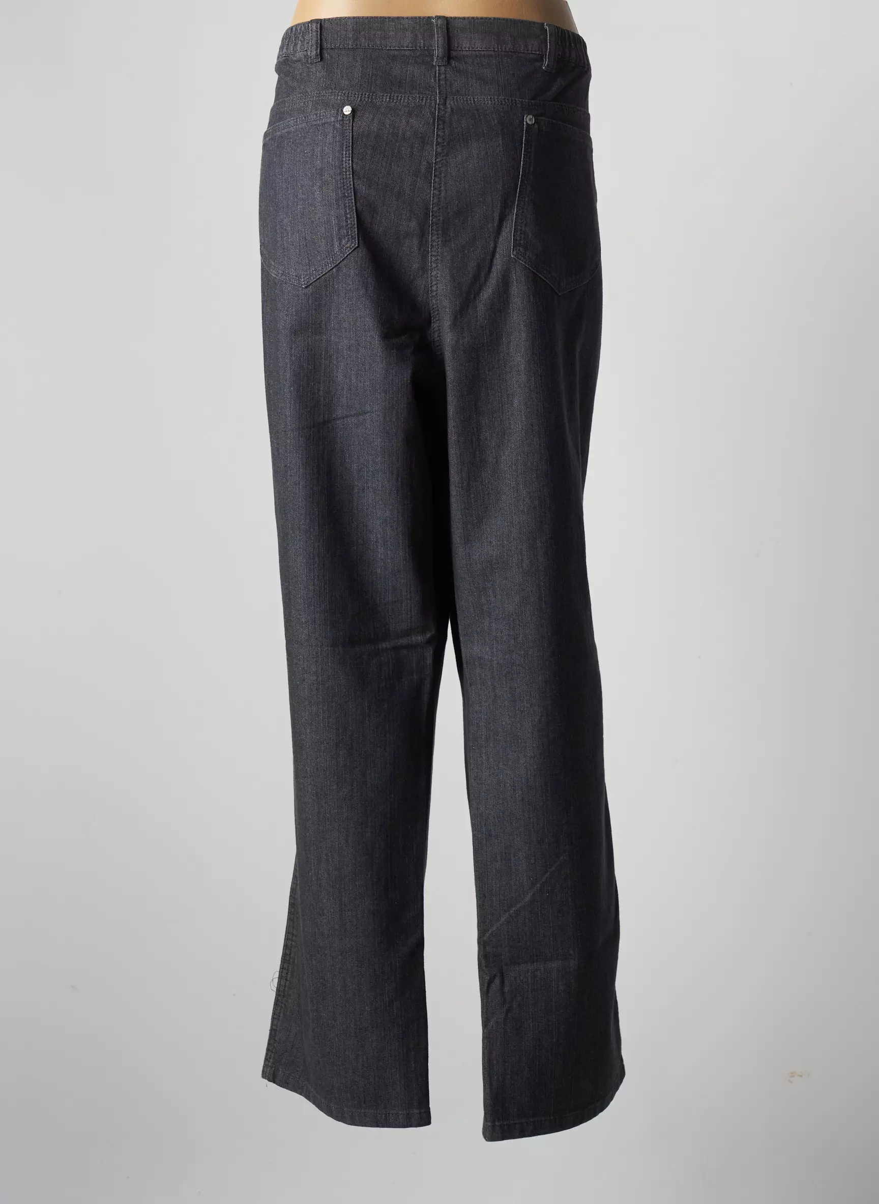 Richy Jeans Coupe Droite Femme couleur gris