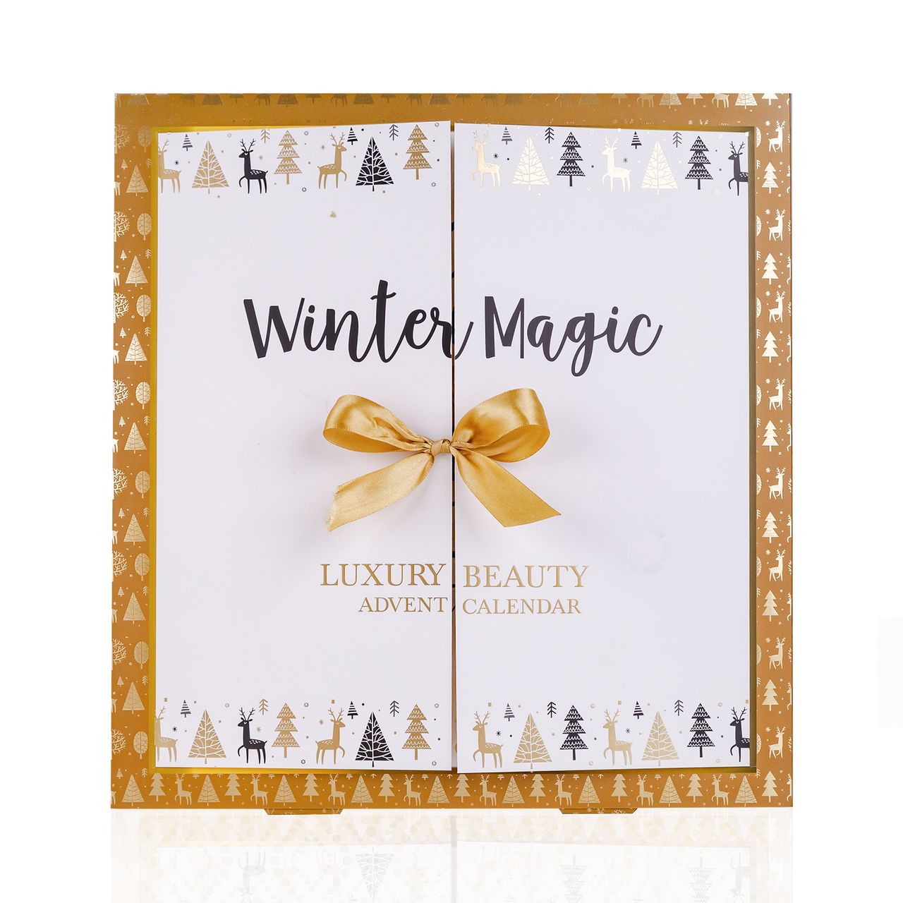 accentra Adventskalender Dekorativkosmetik WINTER MAGIC in Box mit aufklappbaren Türen