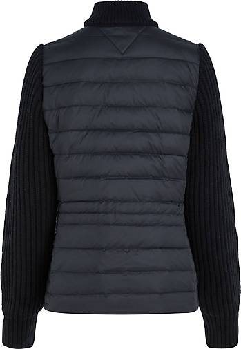 TOMMY HILFIGER Damen Steppjacke KNIT MIX DOWN JACKET