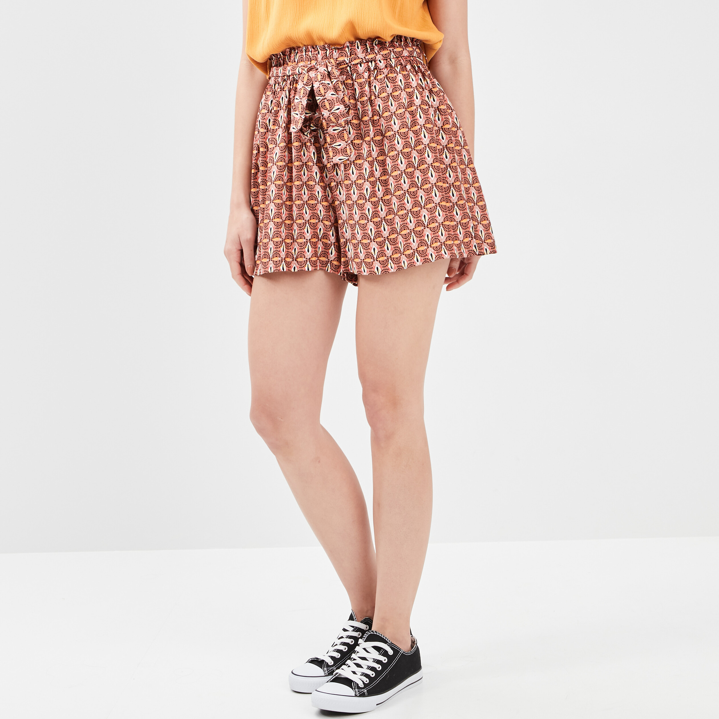 Short ample fluide vieux rose femme | La Halle