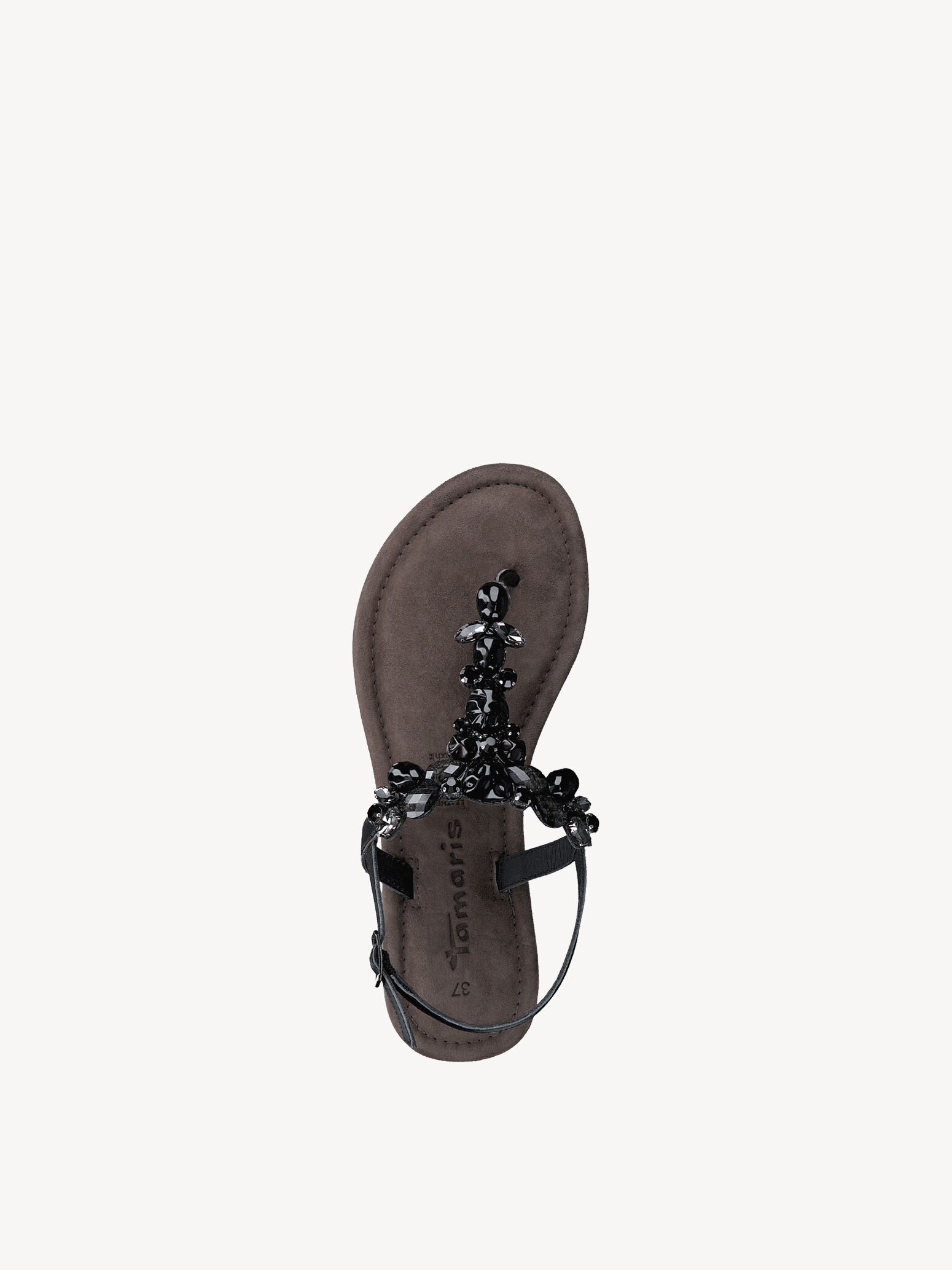 Sandale en cuir - noir